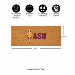 Arizona State University Extra Large Full Color Coir Mat, 60"x24"