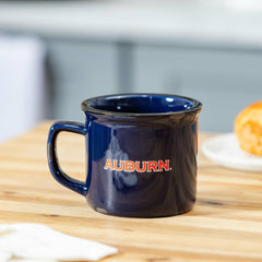 Auburn University Ceramic Camp Cup with Enamel Finish, 14oz