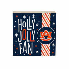 Auburn University Block, Holiday, 6x6