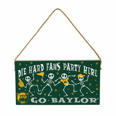 Baylor University Halloween Wood Wall Sign, 6x11