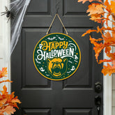 Baylor University Halloween Round Door Décor with Hanging Rope, 18x18