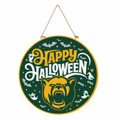 Baylor University Halloween Round Door Décor with Hanging Rope, 18x18