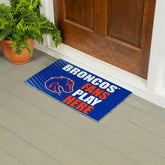 Boise State University Fan Mat, 28"x16"