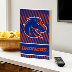 Boise State University Plock, Down Home Fans, 8x12