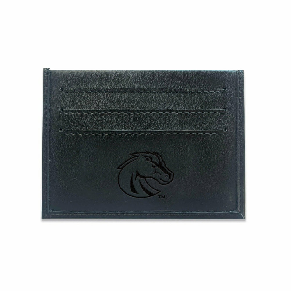 Front Pocket Wallet w/ RFID Blocking, Boise State University, Black