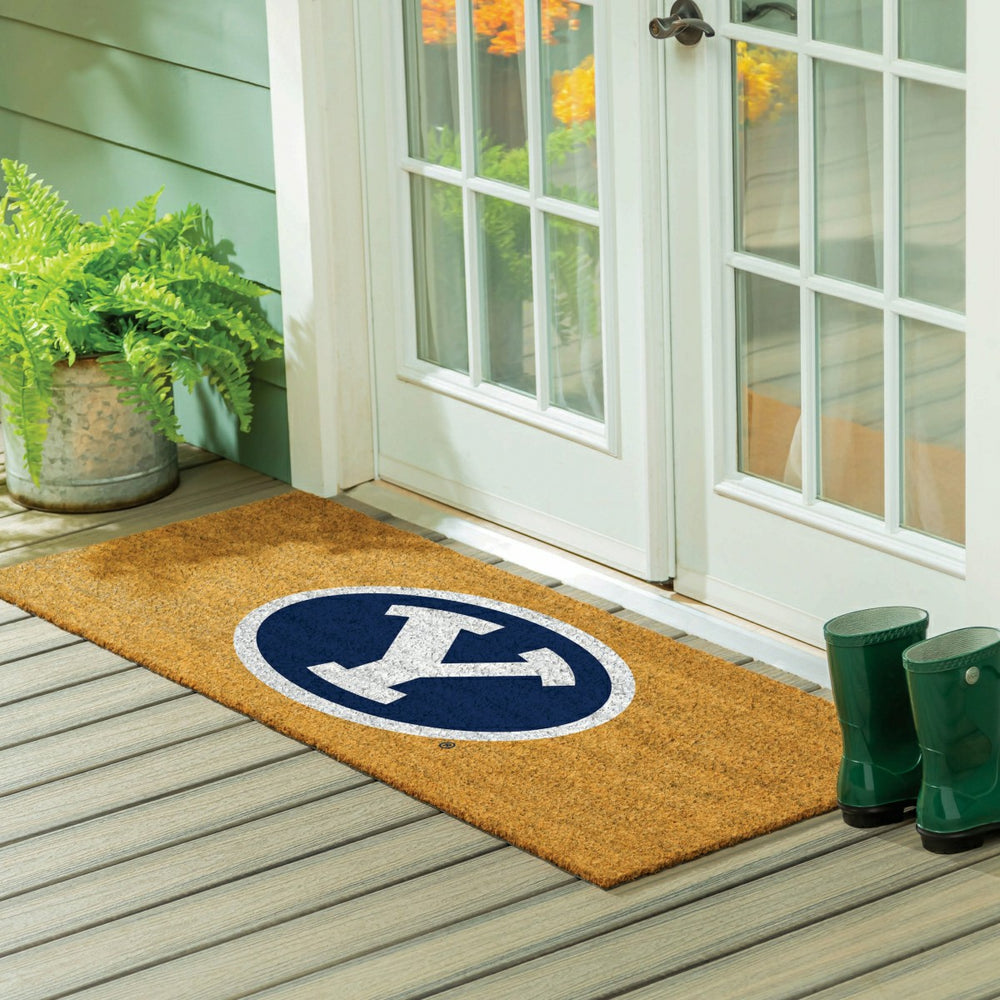 Brigham Young University Extra Large Full Color Coir Mat, 60"x24"