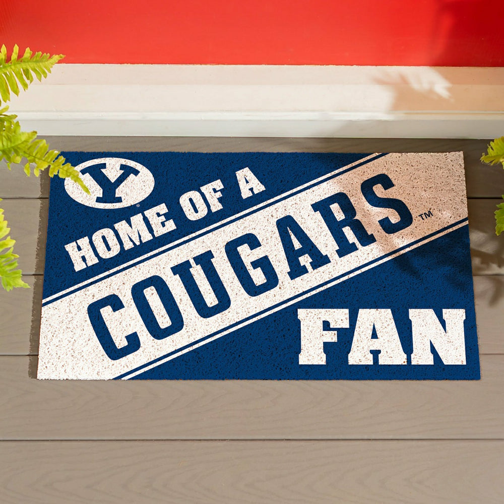 Brigham Young University, PVC Mat COLOR, Home of a Fan