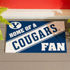 Brigham Young University, PVC Mat COLOR, Home of a Fan