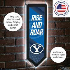 LED Wall Decor, Pennant, Brigham Young University
