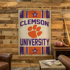 Clemson University, Canvas Wall Tapestry, Large, 54x36