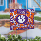 Clemson University Yard Sign, Holiday