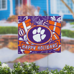 Clemson University Yard Sign, Holiday