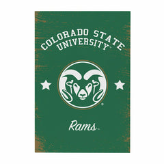 Colorado State University Wood Wall Sign, 16x24