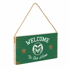 Colorado State University Wood Wall Sign, 6x11