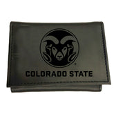 Colorado State University, Tri-Fold Wallet, Black