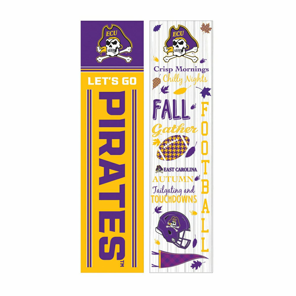 46" Double Sided Leaner, East Carolina University, Fall Seasonal
