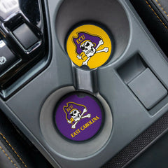 East Carolina University Car Coaster Set, 2pc