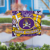 East Carolina University Yard Sign, Holiday