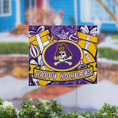 East Carolina University Yard Sign, Holiday