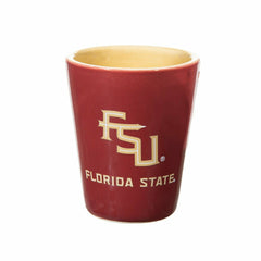 Florida State University 4-Piece Ceramic and Glass 2oz. Shot Glass Set