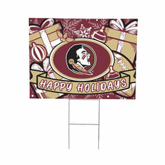 Florida State University Yard Sign, Holiday