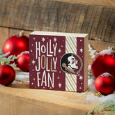 Florida State University Block, Holiday, 6x6