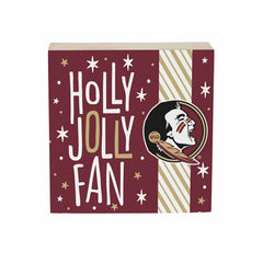 Florida State University Block, Holiday, 6x6