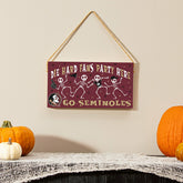 Florida State University Halloween Wood Wall Sign, 6x11