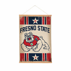 Fresno State, Canvas Wall Tapestry, Medium, 36x24