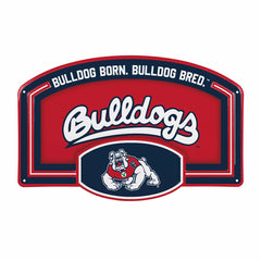 Fresno State USA Embossed Steel Wall Sign, 11" x 17"