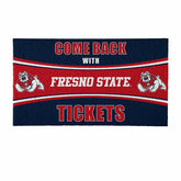 28" x 16" PVC Trapper Mat, Come Back with Tickets, Fresno State