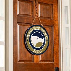 Georgia Southern University Round Door Décor with Hanging Rope, 18x18