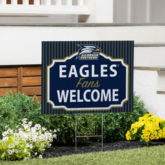 Georgia Southern University Coroplast Yard Sign, "Fans Welcome"