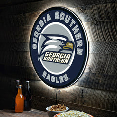 LED Wall Decor, Round, Georgia Southern University