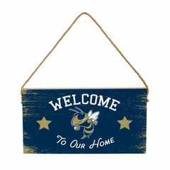 Georgia Tech Wood Wall Sign, 6x11