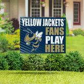 Georgia Tech Coroplast Yard Sign "Fans Play Here"