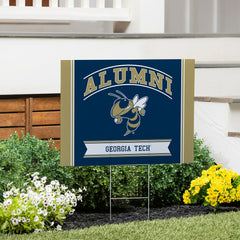 Georgia Tech Coroplast Yard Sign Alumni
