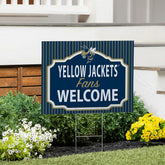 Georgia Tech Coroplast Yard Sign, "Fans Welcome"
