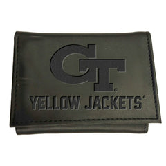 Georgia Tech, Tri-Fold Wallet, Black