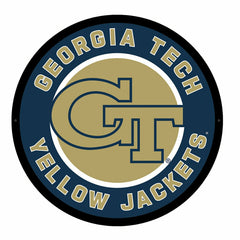 LED Wall Decor, Round, Georgia Tech
