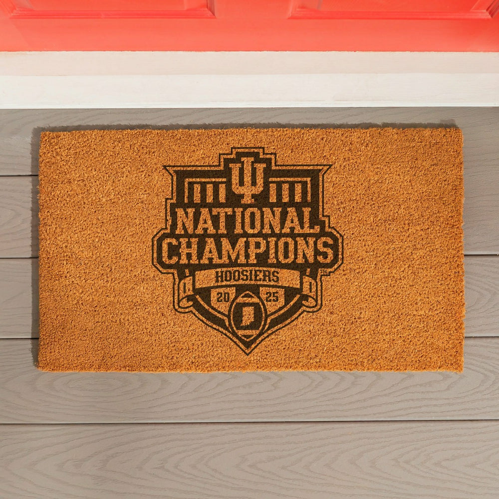 Indiana University, Div 1 Champs, Coir Mat, One Color