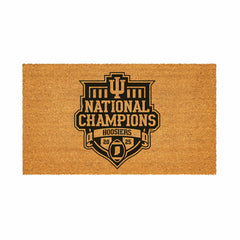 Indiana University, Div 1 Champs, Coir Mat, One Color