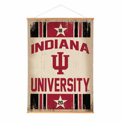 Indiana University, Canvas Wall Tapestry, Large, 54x36