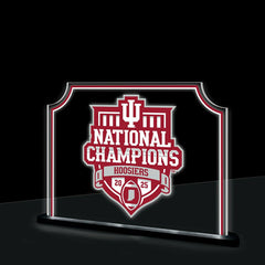 Indiana University, Div 1 Champs, Rectangle Desklite LED Décor