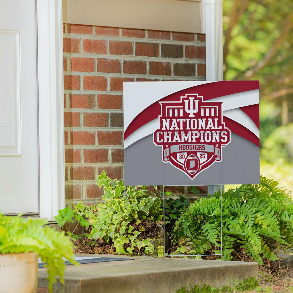 Indiana University, Div 1 Champs, Cororplast Yard Sign