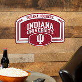 Indiana University USA Embossed Steel Wall Sign, 11" x 17"