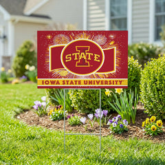 Iowa State University Yard Sign, Patriotic