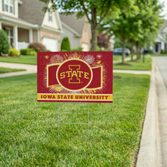 Iowa State University Yard Sign, Patriotic