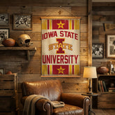 Iowa State University, Canvas Wall Tapestry, Medium, 36x24