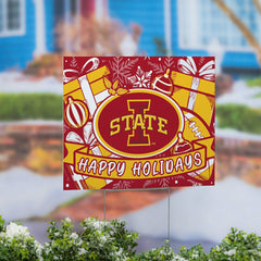 Iowa State University Yard Sign, Holiday